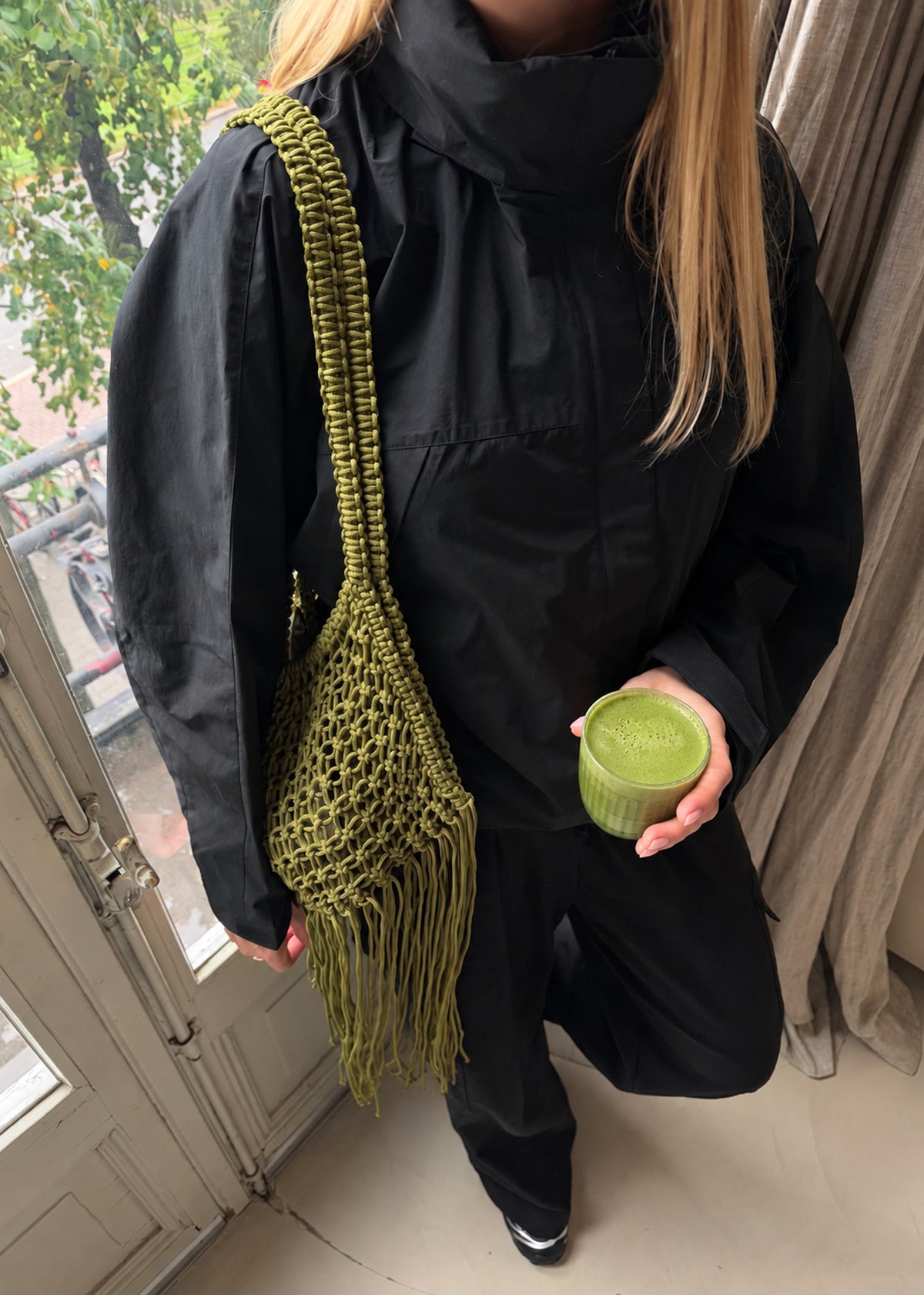CHAOU Fringe Tote | Kiwi