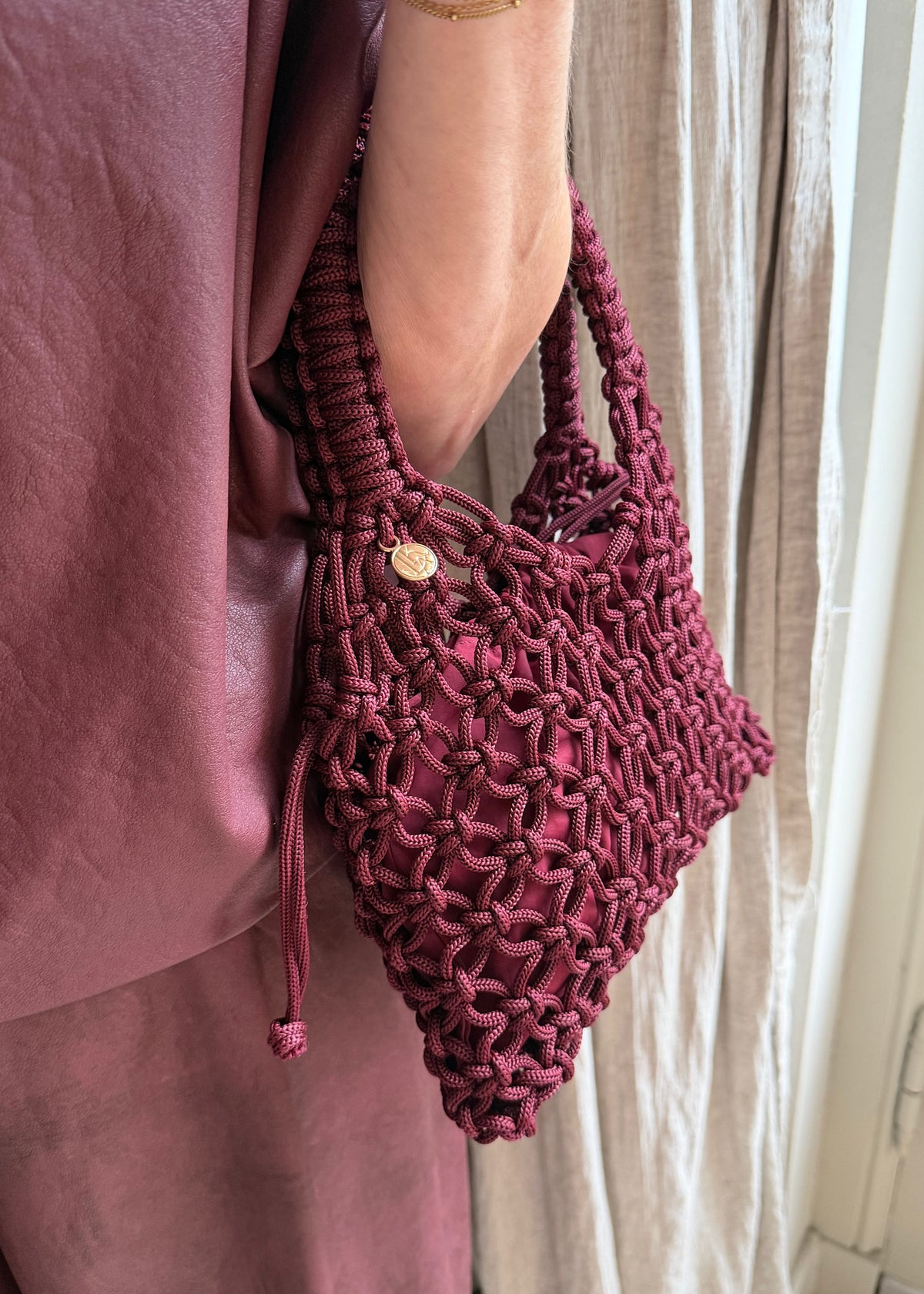 FES Handbag | Bordeaux